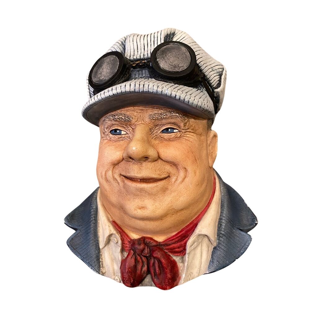Bossons Chalkware - Engineer Steam Railway Locomotive - 1992 (24-12-073)